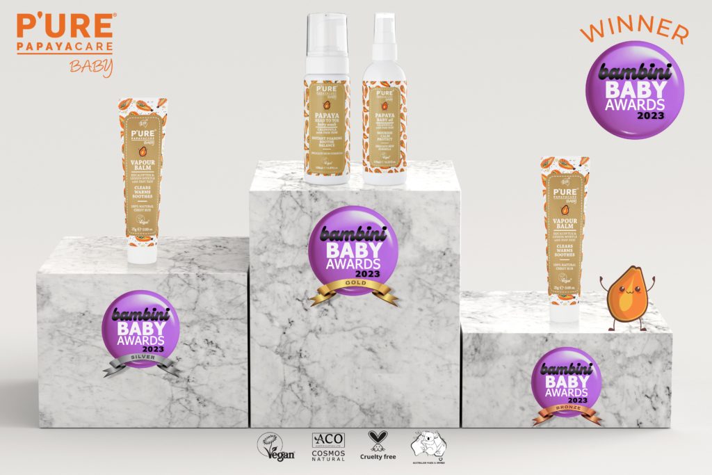 P’URE Papayacare Wins Global Bambini Baby Awards